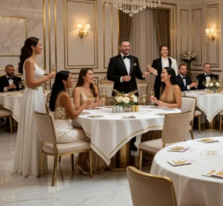 Elegáns kaszinó stílusú rendezvény exkluzív hangulattal